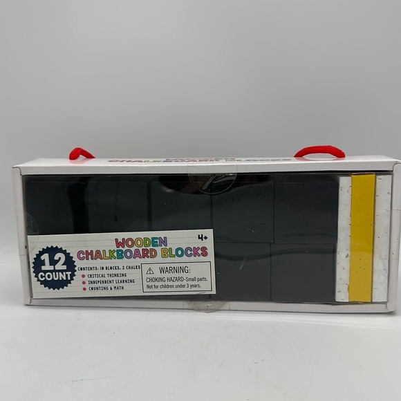 Wooden chalkboard blocks - Picture 1 of 2